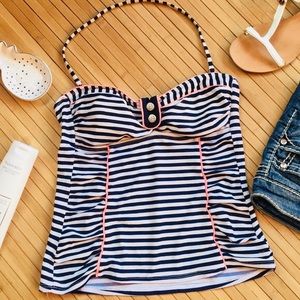 CUTE striped tankini top